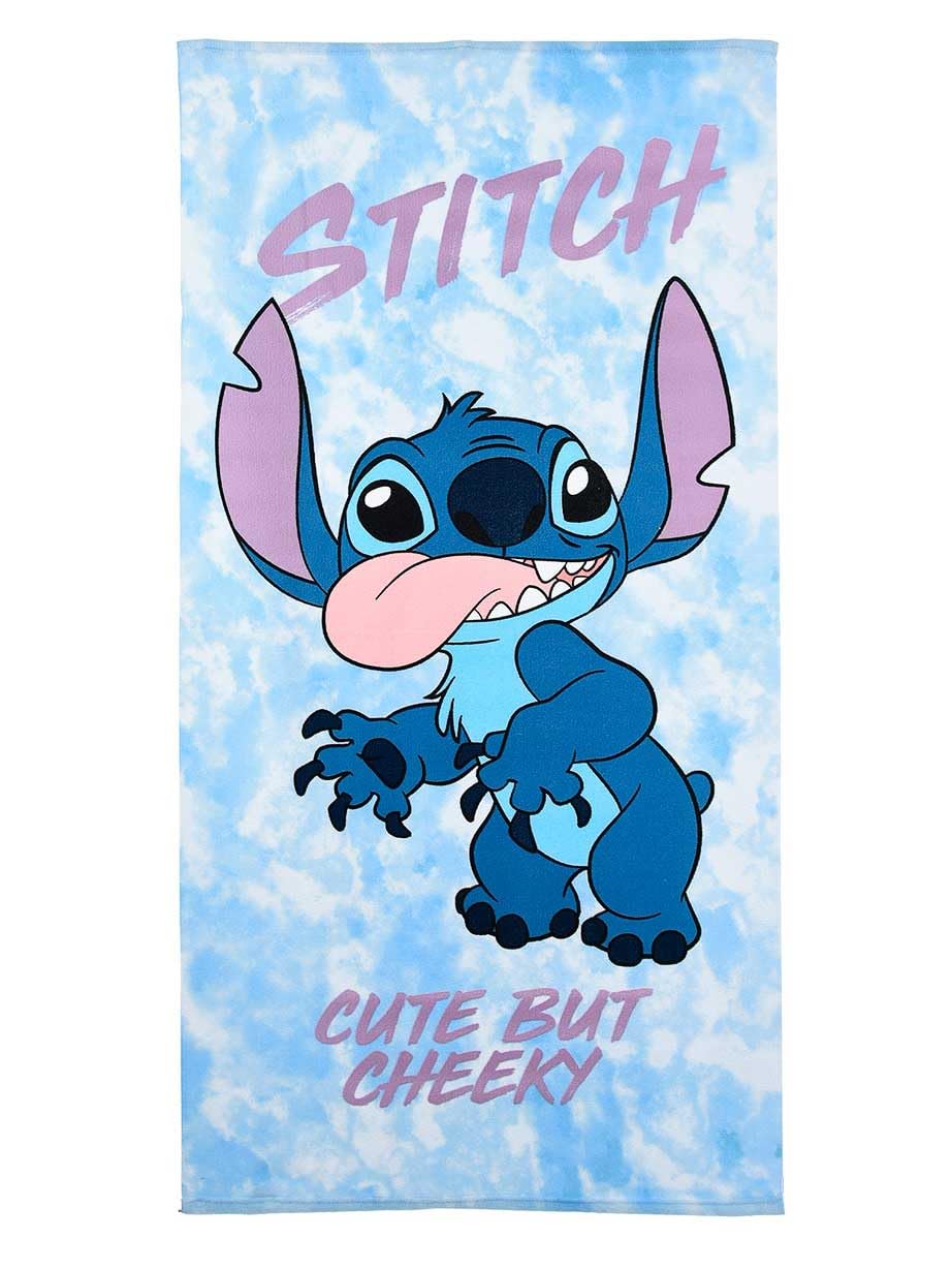 Disney Stitch Toalla para Niños, Toalla de Playa, Toalla de Baño, Toalla para Niñas, Toalla Natación Infantil, Regalo para Niñas | Azul