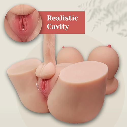 Miniatura 4 de Shemale - Muñeca sexual de 38.6 libras, juguete sexual Erocit Torso BBW para hombres, mujeres, parejas y adultos con consolador realista de 7