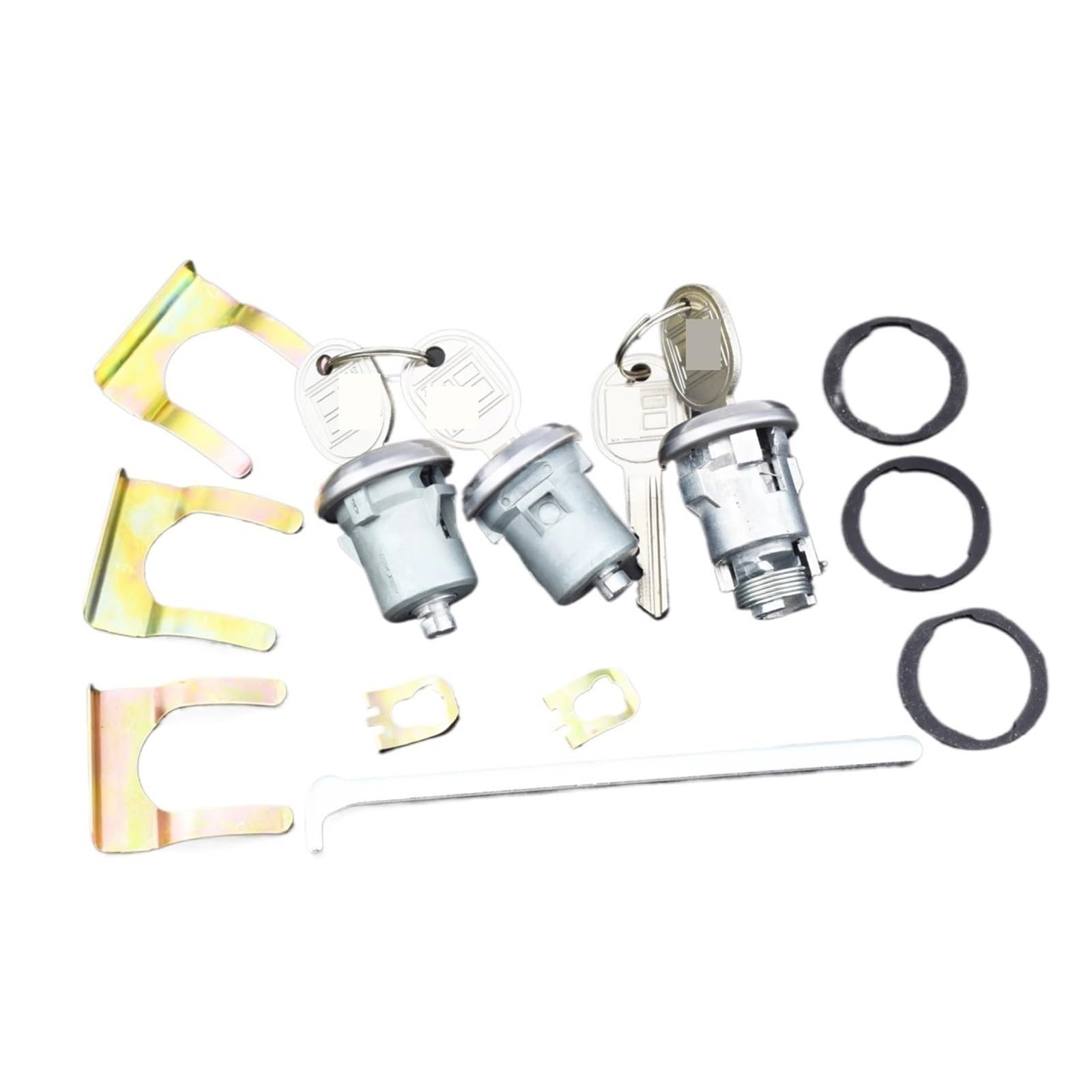 Dwtnmex Kit 004 Car Tailgate Lock For Chevrolet For Buick For Gmc For For Cadillac For Pontiac Ignition Or Door Or Trunk Lock Cylinder Keys Barrel Kit Tailgate Lock Actuator