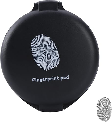 Almohadilla de huellas dactilares Almohadilla de impresión de pulgar Almohadilla de sello Almohadilla de notario de oficina Suministros para