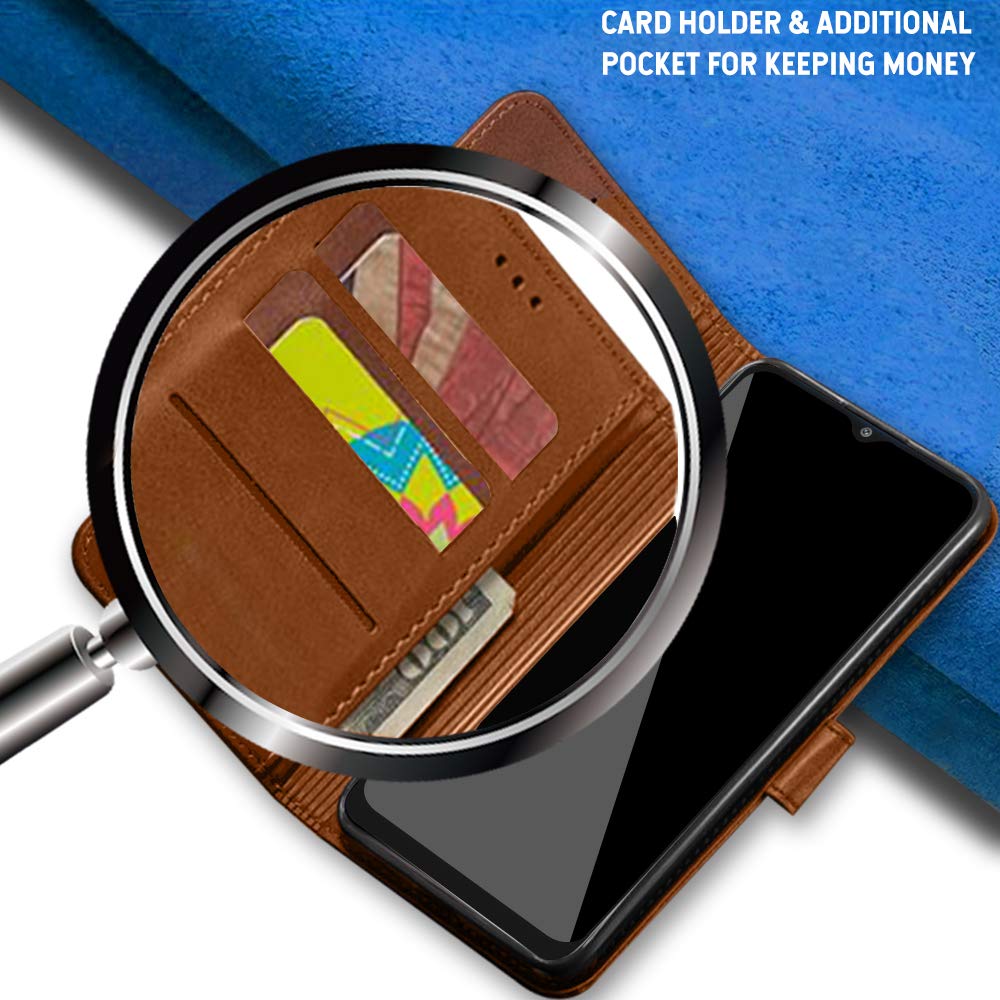 Samsung Galaxy M51 Flip Case - Genuine Leather -5