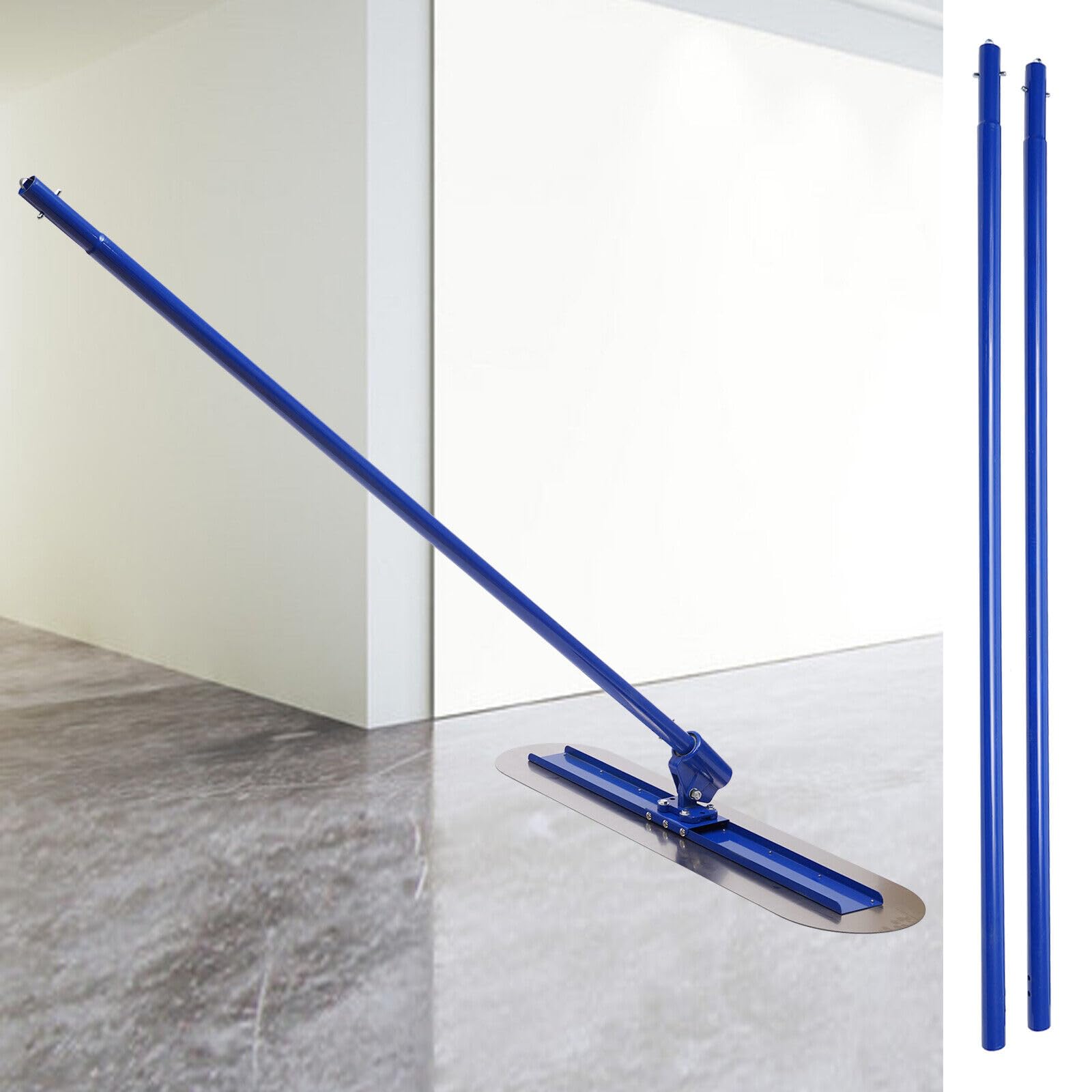 Paleta de cemento, herramientas de hormigón, acero inoxidable, 1200 x 200 mm, paleta grande