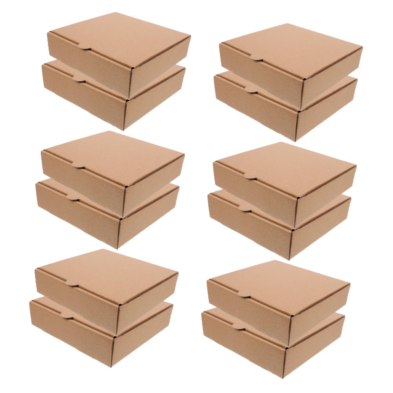 HEALLILY Pizza Slice Boxes 20pcs Corrugated Pizza Box Heat Retention Leak Proof Food Packaging for Takeout