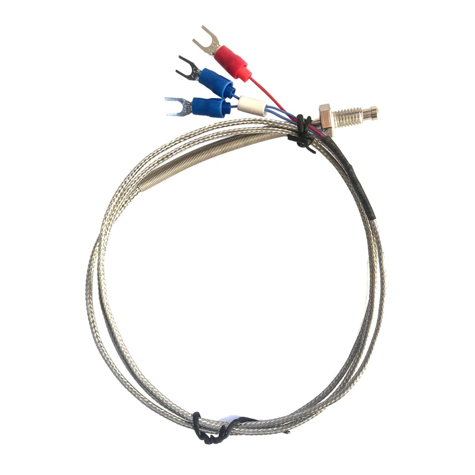 M6-Gewindetemperatursensor Industrielles PT100-Thermoelement 0-800 ℃ for PID-Thermostatleitungslänge(PT100 2M)