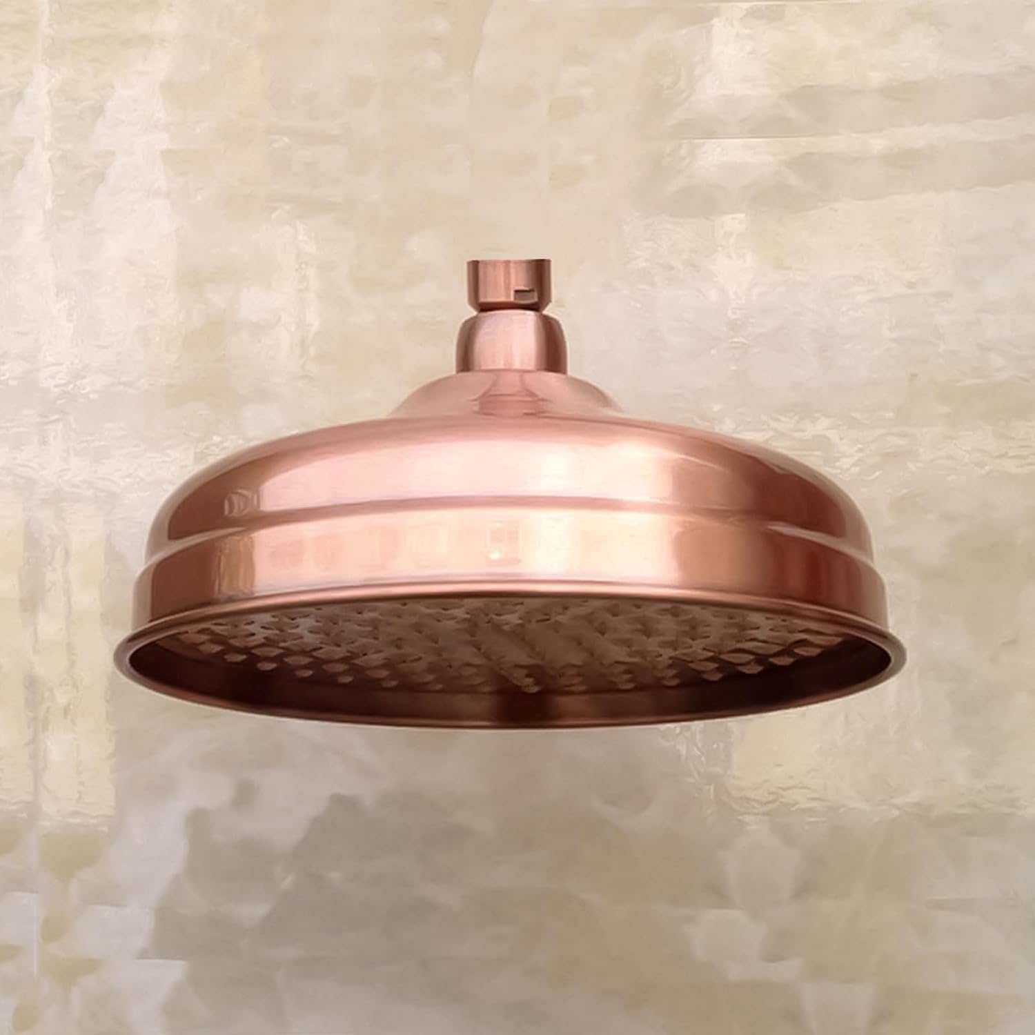 Copper Shower Heads Antique Round 8 Inch Rainfall Garden High Pressure With Adjustable Rain Shower Heads Waterfall Showerhead Experience