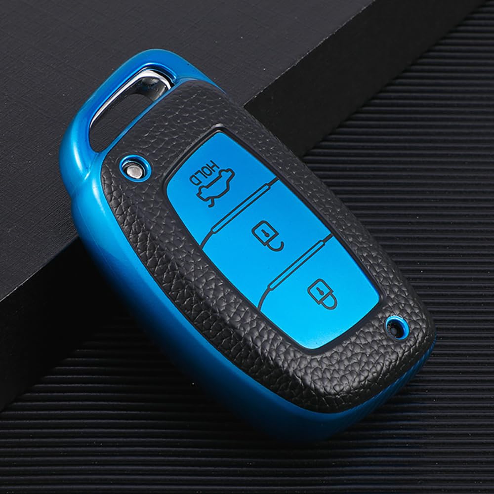 KUNIO Keyless Fob Case fit for Hyundai, Kona, i10, i30, i20, Ioniq Hybrid, Tucson, Santa Fe, ix35, Mistra - Image 3