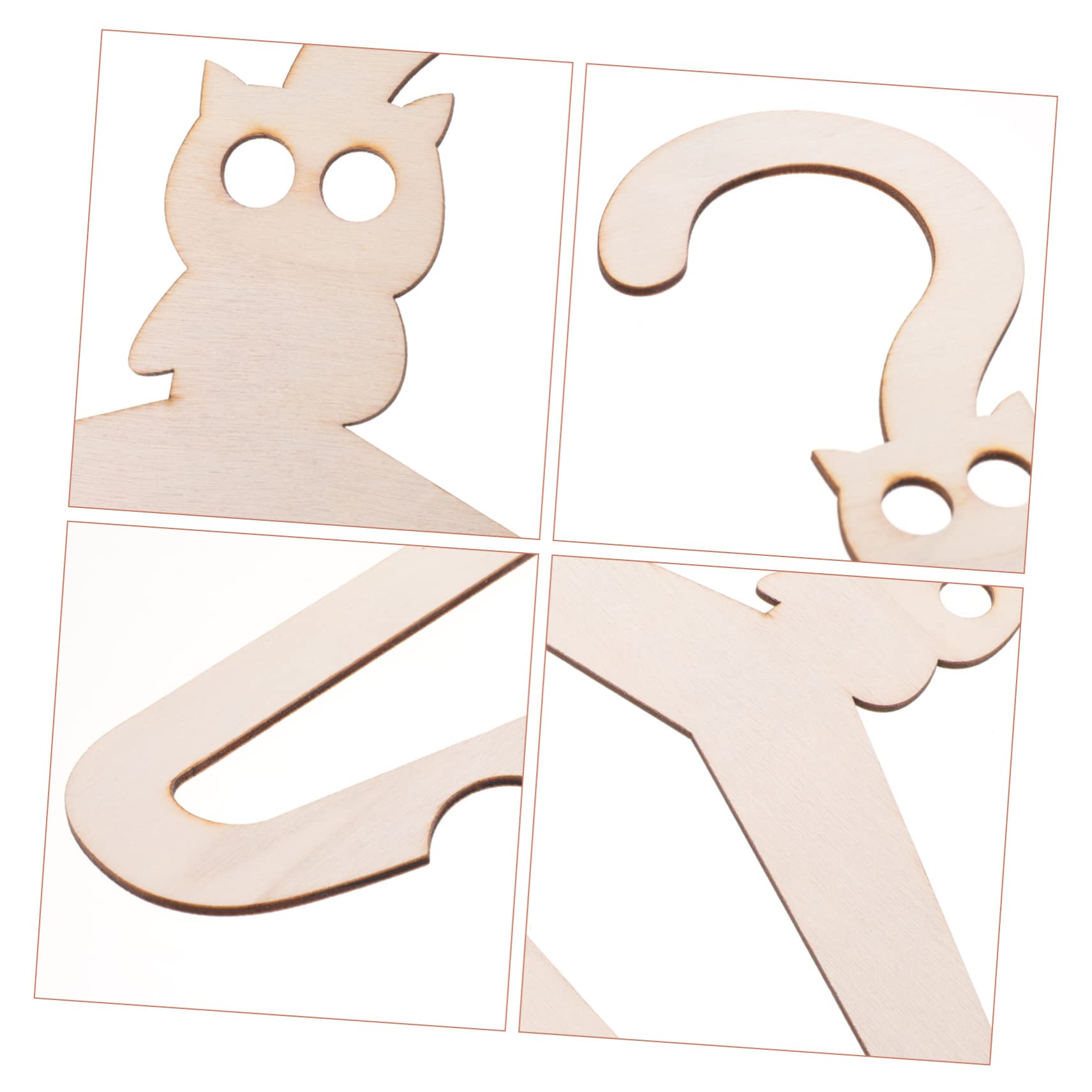 Ciieeo 5Pcs DIY Wooden Animal Design Hangers Creative Clothes Hangers for Nursery Non Slip for Closet Organizer and Shower