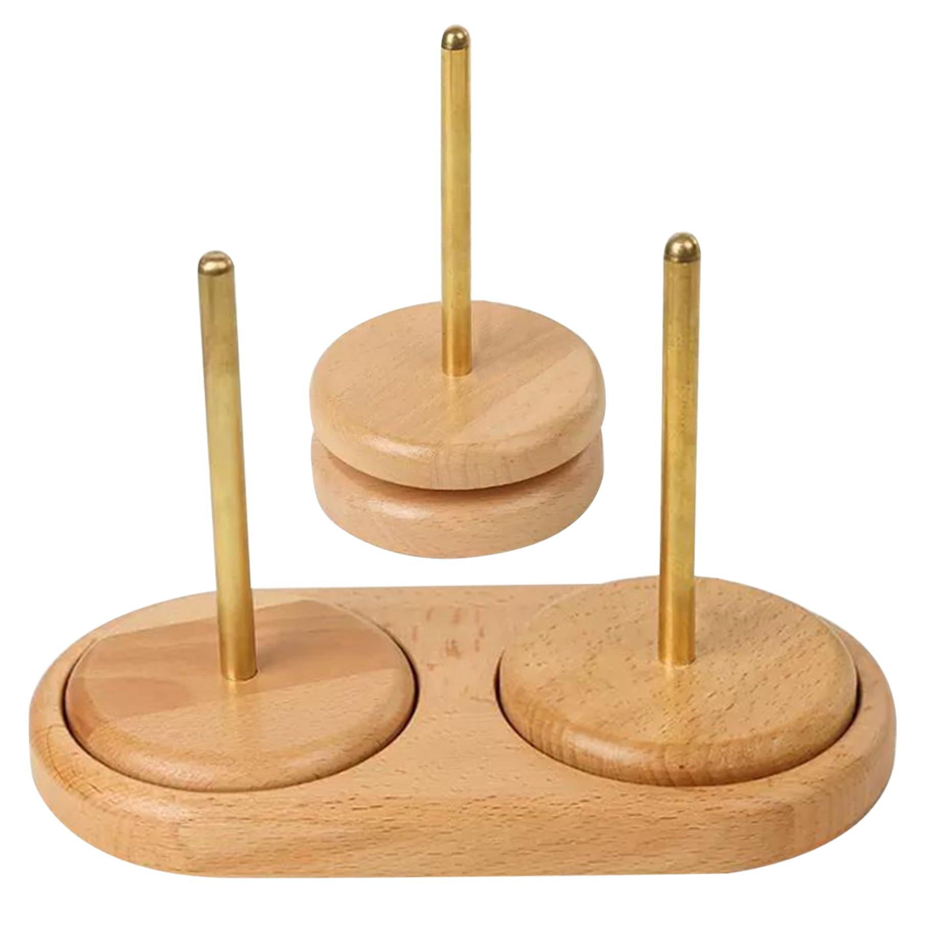 Porte-fil rotatif en bois pour tricoter sereinement vos pulls