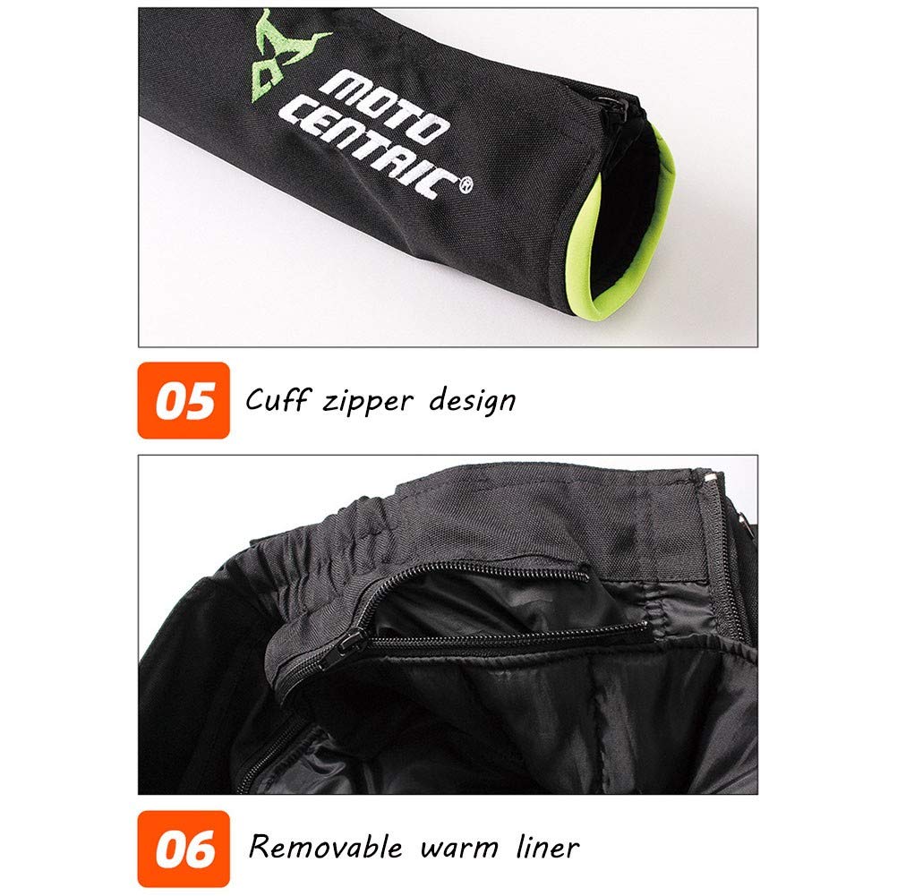 Veste de Moto Sport avec Protections Homologuées CE, Blouson Gilet Thermique Imperméable Respirant pour Racing Tous les Temps, Autocollant Réfléchissant