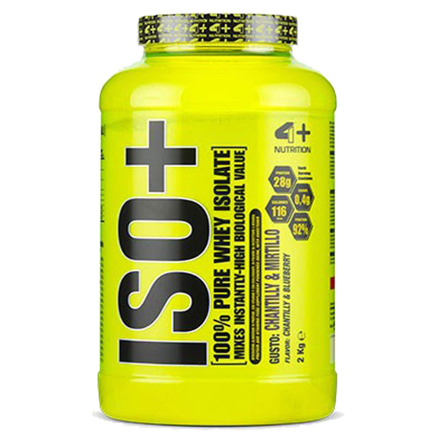 ISO + [2000g] 4+ nutrition (proteine del siero del latte isolate) (CIOCCOLATO)