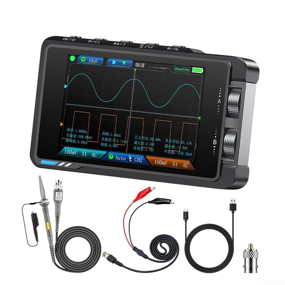 Oscilloscopio Digitale Portatile 50MHz 250MS/s Schermo HD(DS215H as standard)