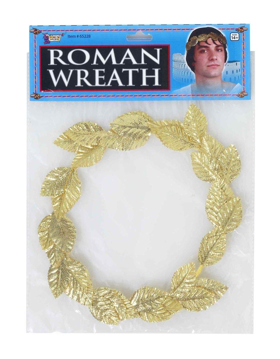 Rubies Gold Leaf Wreath Roman Headband for Adults, Unisex No Size
