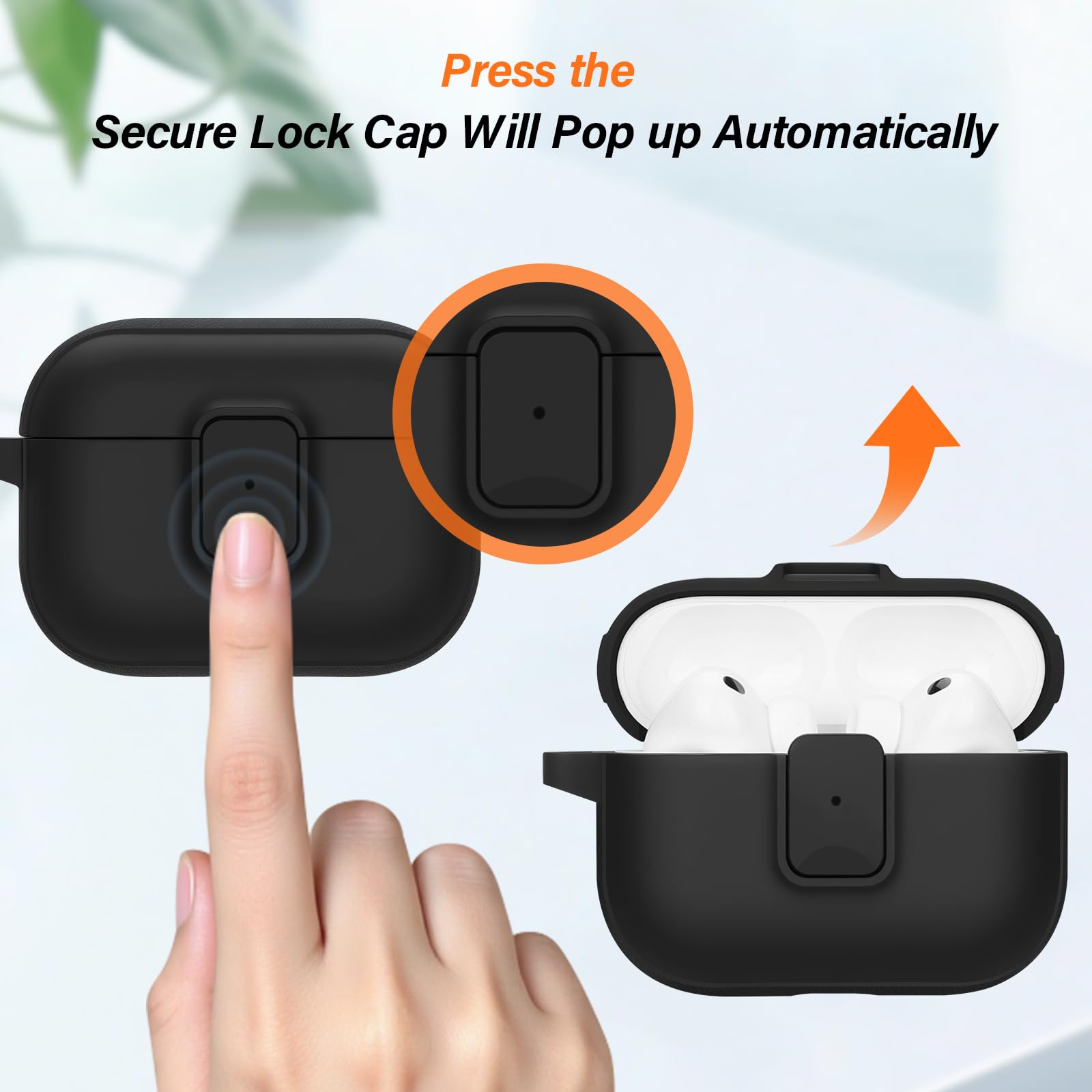 Amazon | ZZDZZ AirPods Pro 3用ケース、セキュリティロック付き