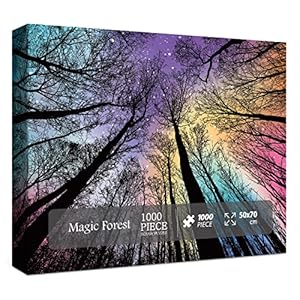 Hard Impossible Puzzles for Adults 1000 Piece, Challenging Difficult Puzzles for Adults, Colorful Gradient Jigsaw Puzzle for Adult
