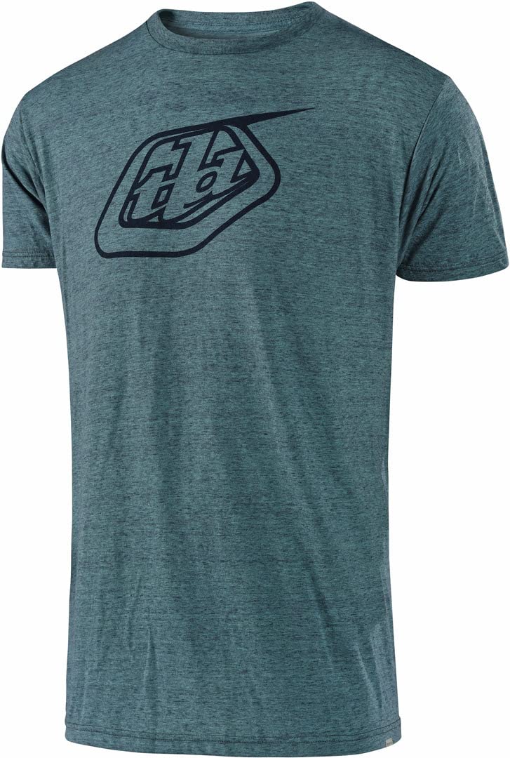 Troy Lee Designs 701200042 Logo Tee, Lagoon Teal Sm