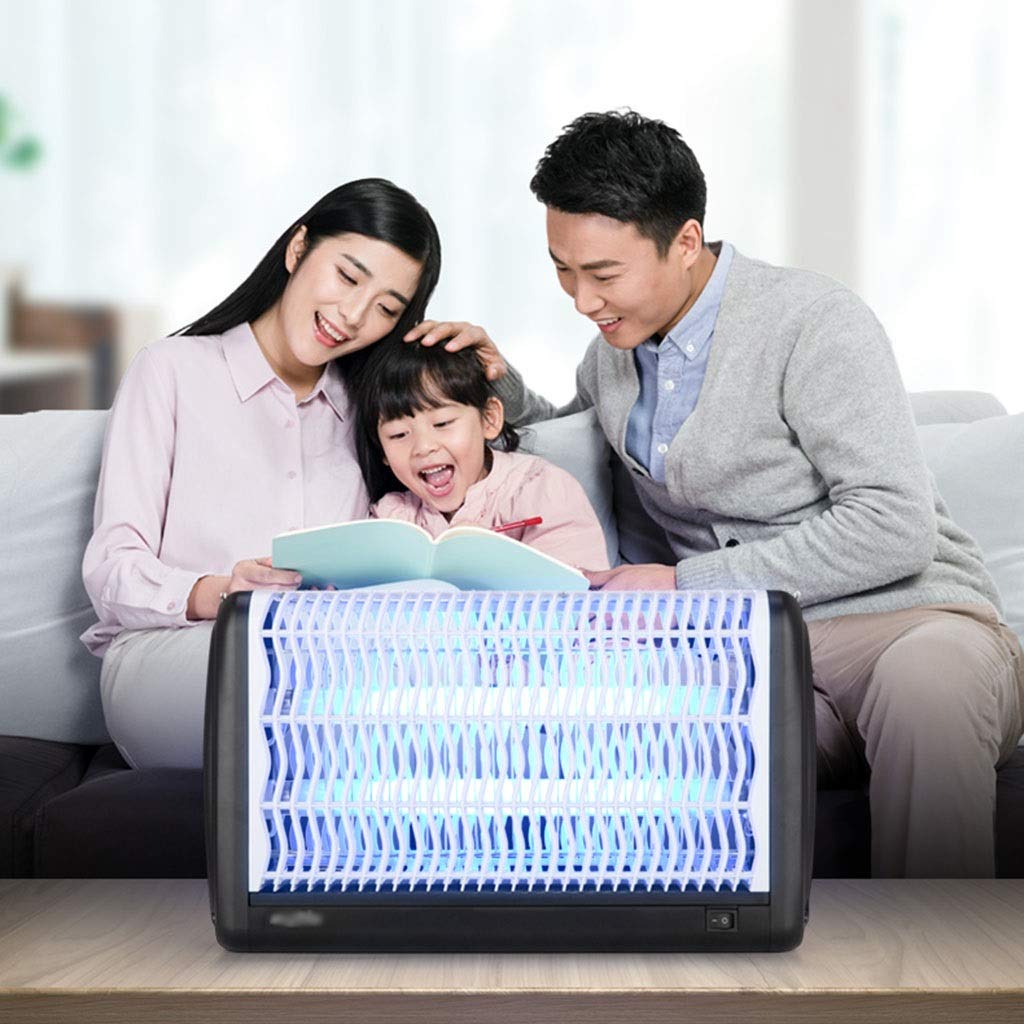 Mückenfalle mit Lampe, Mückenvernichter für den Innenbereich, elektrischer Insektenvernichter, Fliegenvernichter, UV-Wellen-Mückenvernichter für Privat- und Gewerbegebrauch, 1800–2000 V LED-