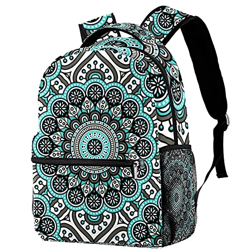 Sac à dos ordinateur portable mandala vintage grand format