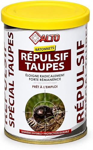 Repulsif Taupe/ Piège à Taupe idéal pour chasser les taupes de s 