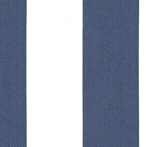 Honeycomb Indoor/Outdoor Cabana Stripe Blue & White Square Toss Pillow: Recycled Fiberfill, Weather Resistant, Reversible, Comfortable and Stylish Pack of 2, 17" Pillows for Patio Furniture - Image 6