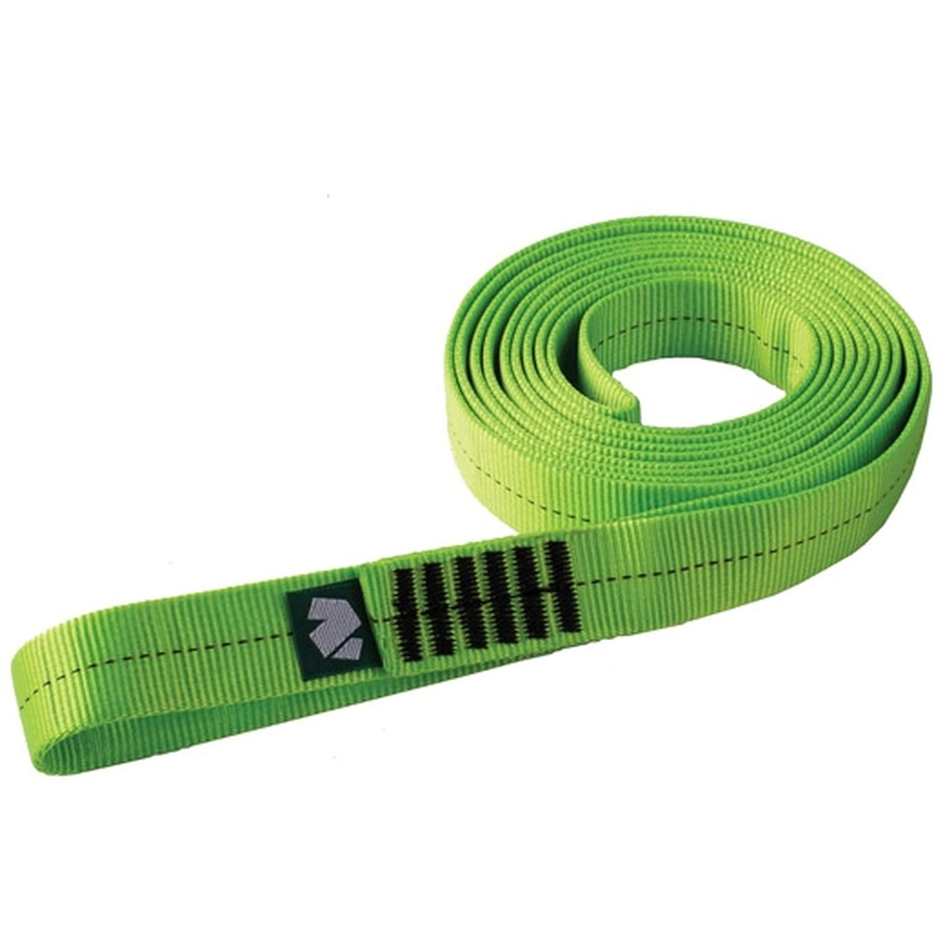 Notch Green 60” x 1” Heavy-Duty Stitched Nylon Circular Loop Runner for Medium Duty Choker Straps, Line Redirections and Miniature False Crotch Support, Tensile Strength: 6,519 lbs., 29kN (NNLR-60)