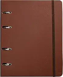 Cicero, 8835,Caderno Criativo Office Duo Argolado Clássica Pautado & Pontado A5, Marrom