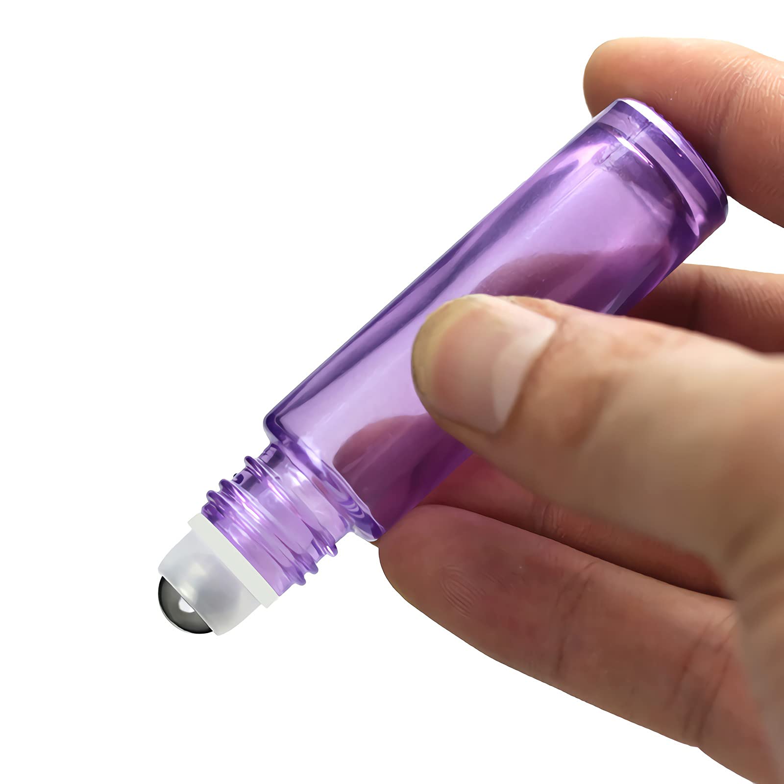 Lot de 4, Flacons à Bille pour Huiles Essentielles 10ml – Bouteilles Roll-on en Verre Bleu avec Couvercle Or avec Rouleau en Acier Inoxydable (1 décapsuleur et 1 entonnoir)