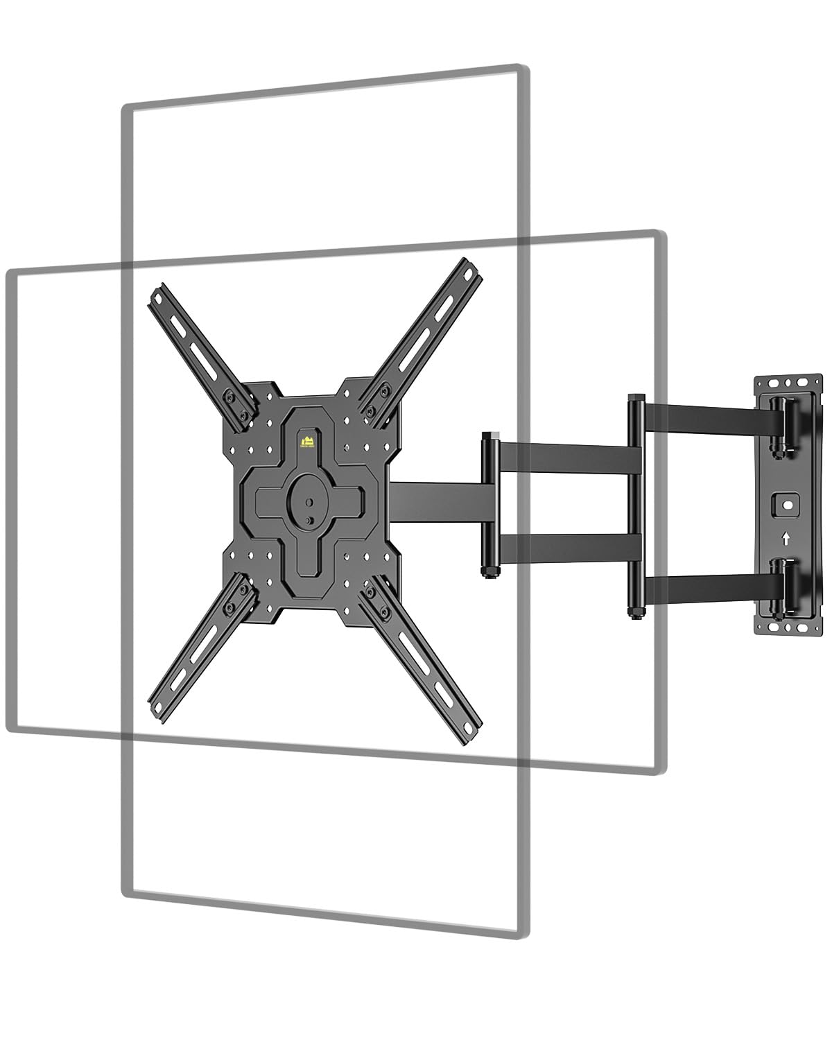 FORGING MOUNT Supporto TV Parete con Braccio Extra Lungo 1035mm per 26-65 Pollici fino a 35KG, Ruotabile a ±90°orizzontale/verticale con 3 bracci pieghevoli, Max VESA 400x400mm