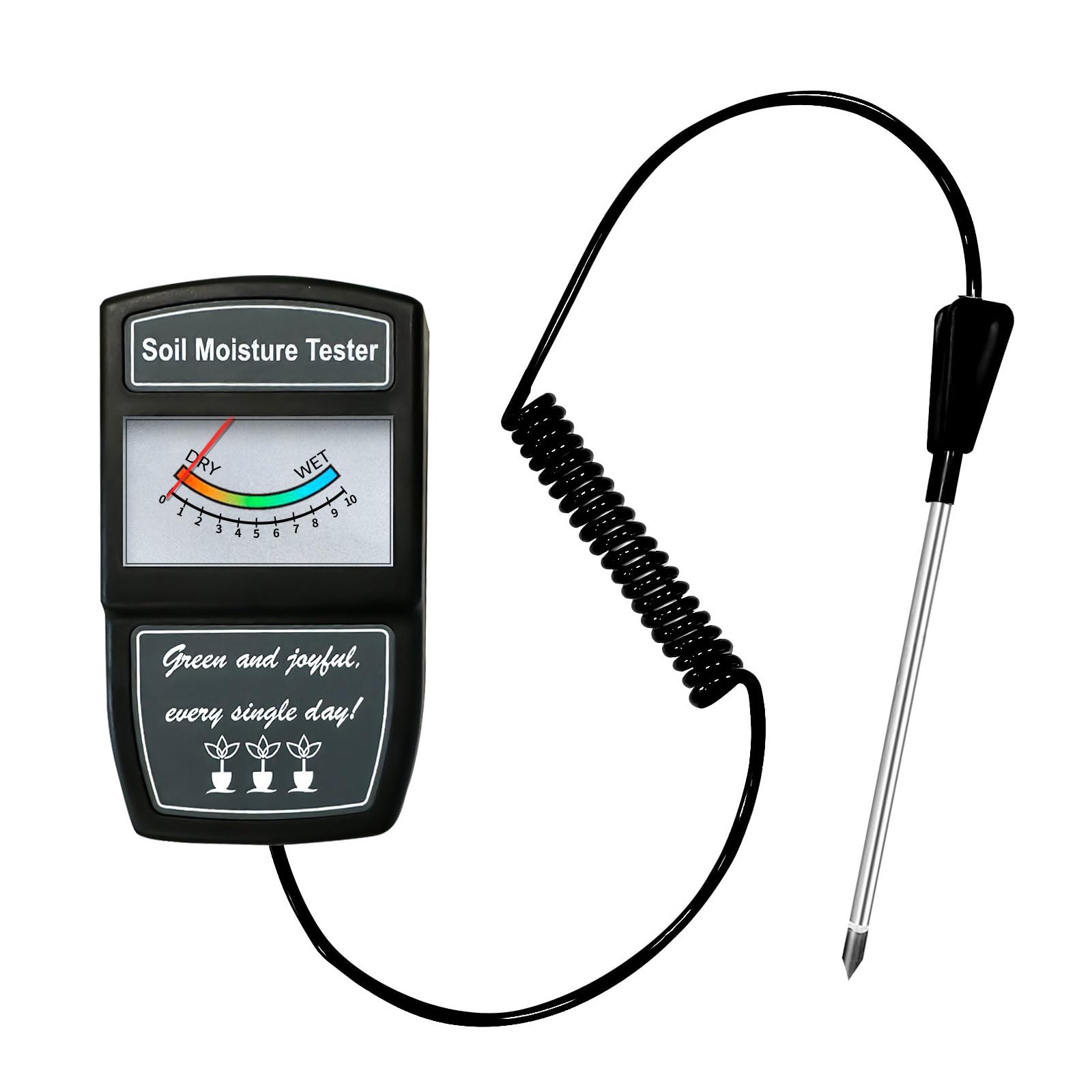 Soil Meter Resistant Probe Soil Acidity Tester High Sensitivity Pin for Indoor Outdoor Gardening Meter
