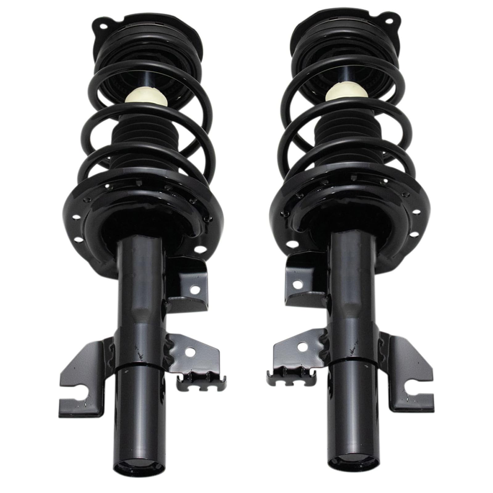 TRQ Front Driver and Passenger Side Strut and Spring Assembly Set Loaded