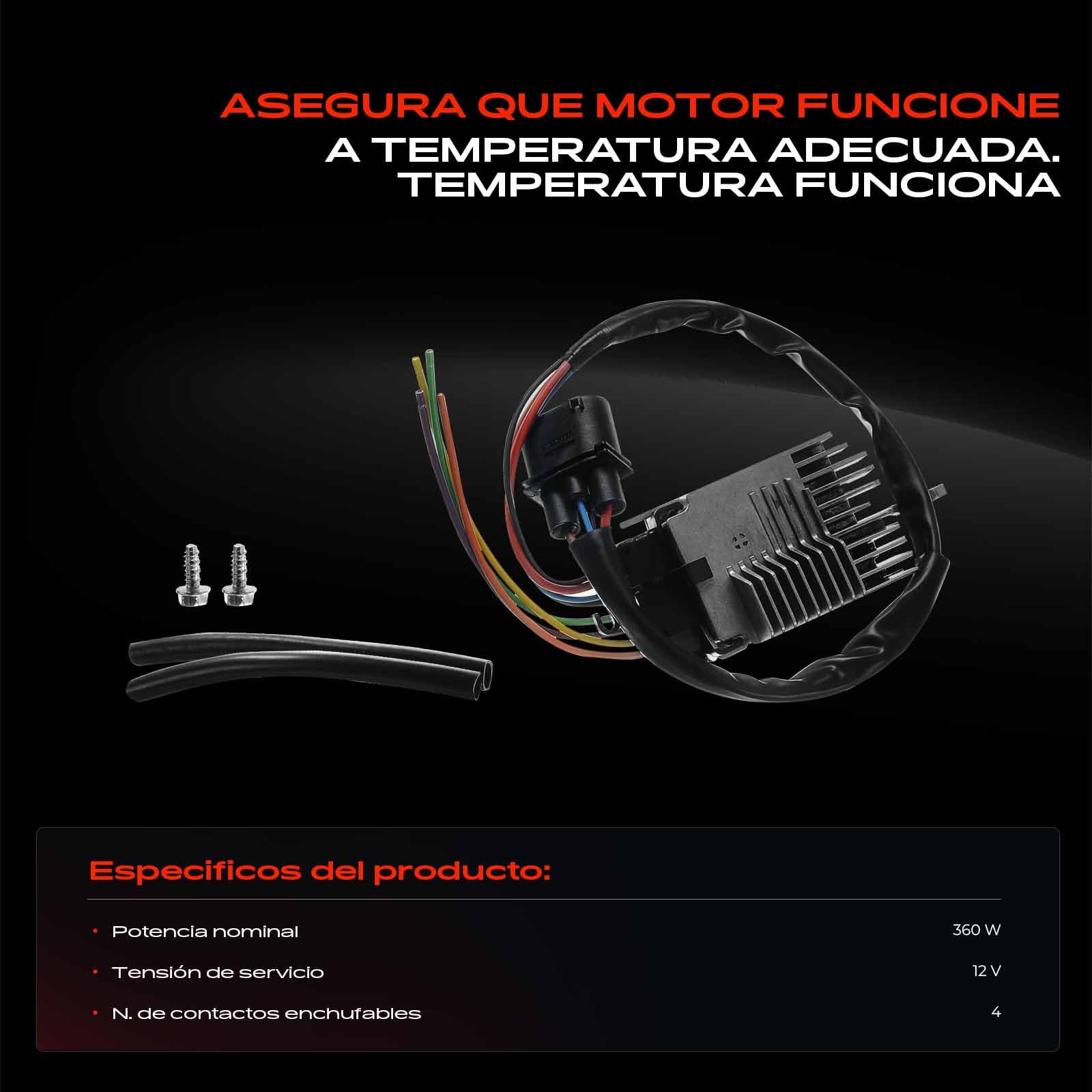 Frankberg Unidad de control del ventilador Compatible con A4 Avant 8E5 A4 8E2 A4 cabrio 8H7 Replace# 902-436,8E0959501AG