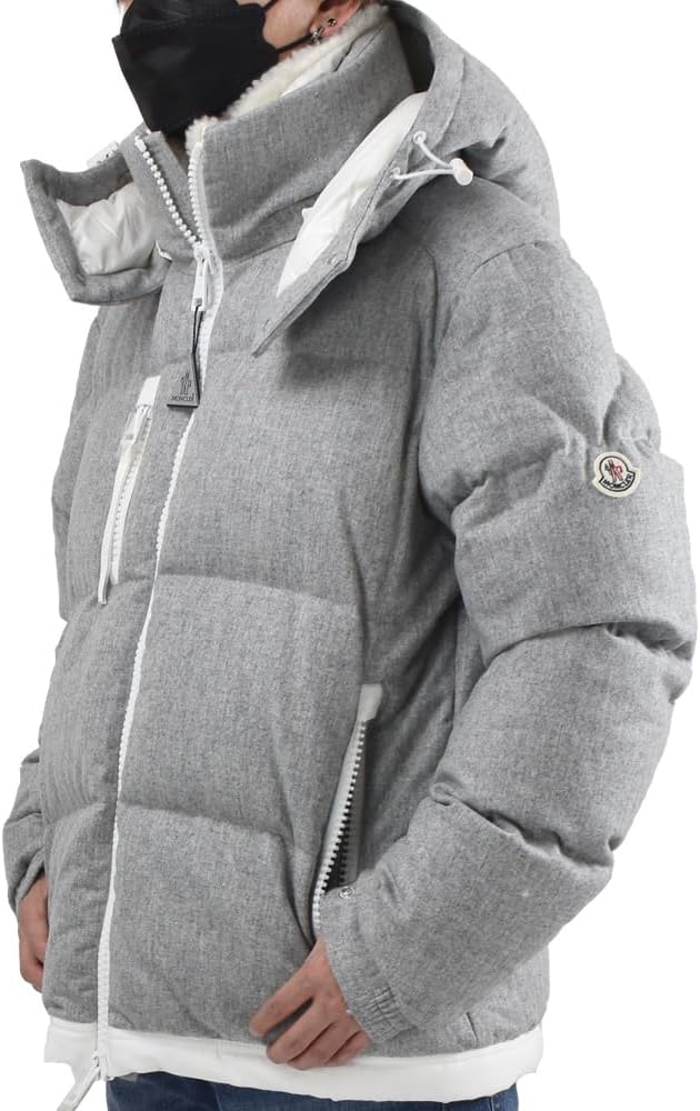 グレー フード付き ナイロンジャケット　モンクレール　サイズ1 moncler-120_02a1.jpg