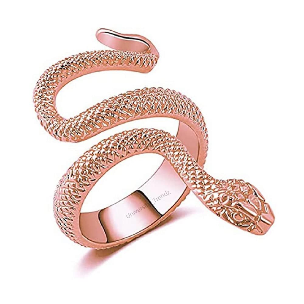 Retro Style Alloy Adjustable Ring for Men & Women (Rosegold)-image-42