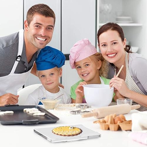 Miniatura 6 de CY craft Tocadiscos para decoración de galletas con alfombrilla de silicona antideslizante, tazas de pastel, azúcar, glaseado, herramientas de