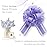 HSXJJ 6 PCS Large Pull Bow,Light Purple gift Bow,6 inches,Christmas, party birthday gift wedding ribbon bows for wrapping boxes or flower decorations, Valentine\'s Day gift decorations(Light Purple)