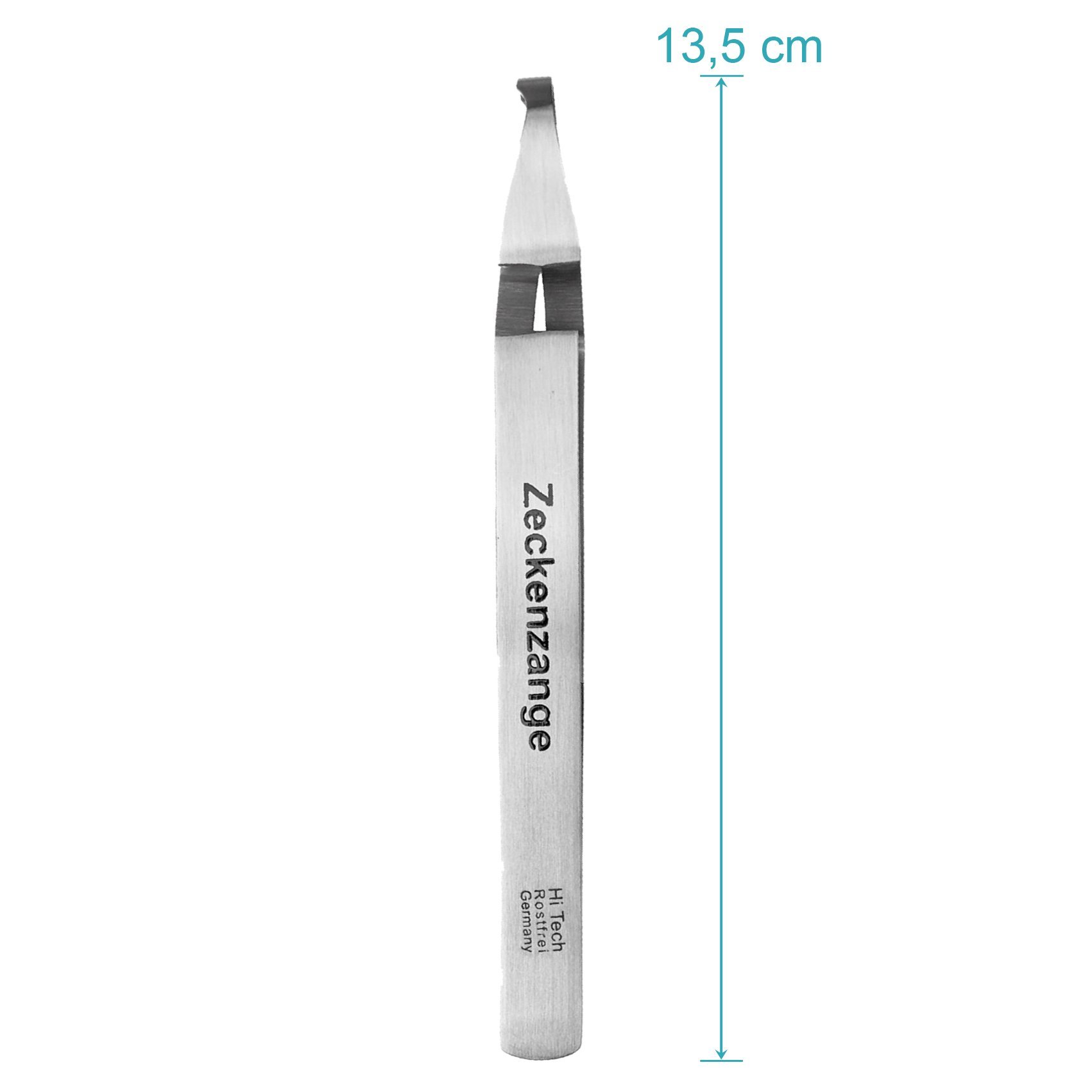 May Set: 6X Zeckenzange abgewinkelt selbsthaltend Edelstahl | 6er-Pack Erste-Hilfe-Instrumente mit Kreuzgriff aus rostfreiem Material für die Tierpflege