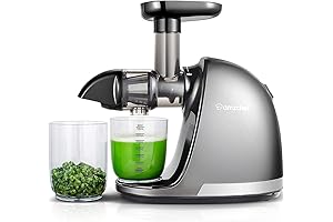 AMZCHEF Slow Cold Press Juicer: The Ultimate Masticating Juicer for Maximum Nutrient Extraction