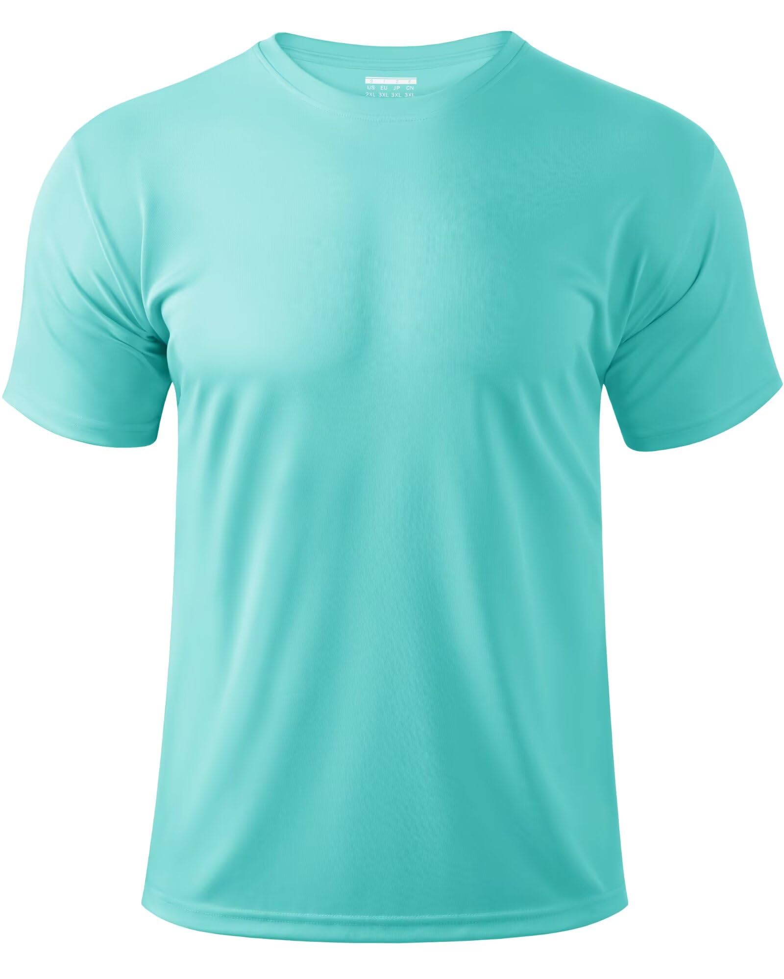 Boladeci Men's Rash Guard Swim Shirts Short Sleeve UPF 50+ UV Protection Clothing Lightweight Quick Dry SPF Sun Shirts