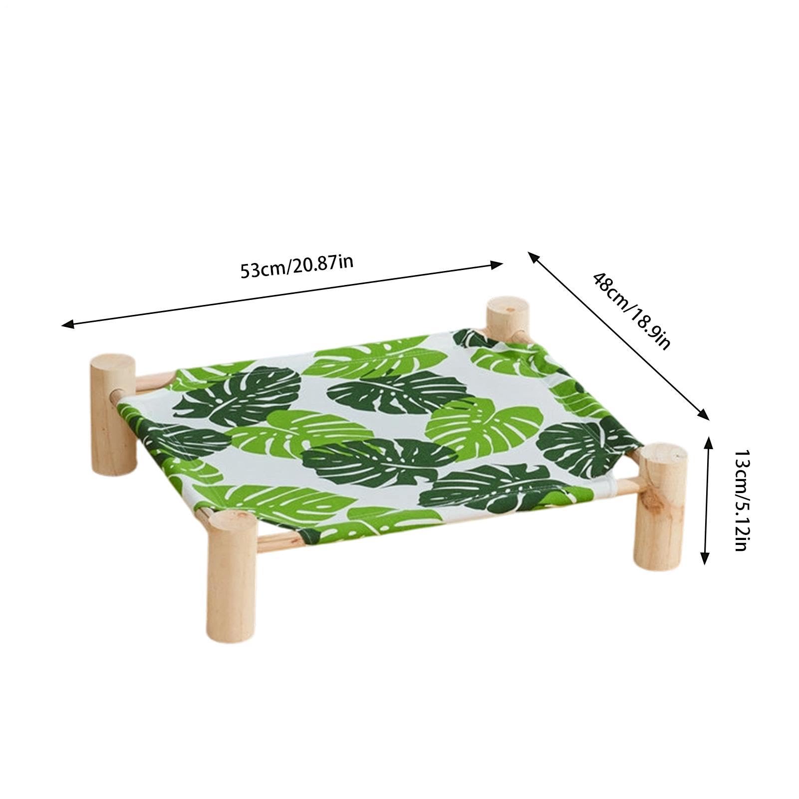 Generico Hamaca para gatos – 53 x 48 x 13 cm Salón para animales elevado, cama para dormir de tela extraíble, reposo transpirable | Estable y elevada, comodidad para dormir, utiliza casa, apart