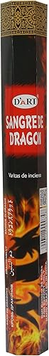 Miniatura 5 de Dragon's Blood - Varillas de incienso hexagonales, 120 varillas (paquete de 6 x 20 varillas)