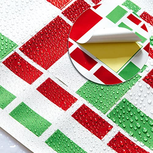 Image of CANTENDO 3Pack Italy Flag Decal - Italy Flags Reflective Vinyl Car Stickers - for Car Window Bumper Waterproof Sticker (12 x 8.5 Inch)