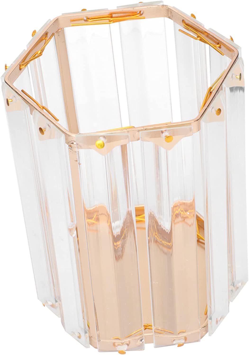 Portapenne Portamatite Articoli di cancelleria Contenitore Organizzatore Contenitore Tubo portaoggetti in vetro Vaso Stand Comò Organizzatore portaoggetti Contenitore trasparente Portapenne in vetro m