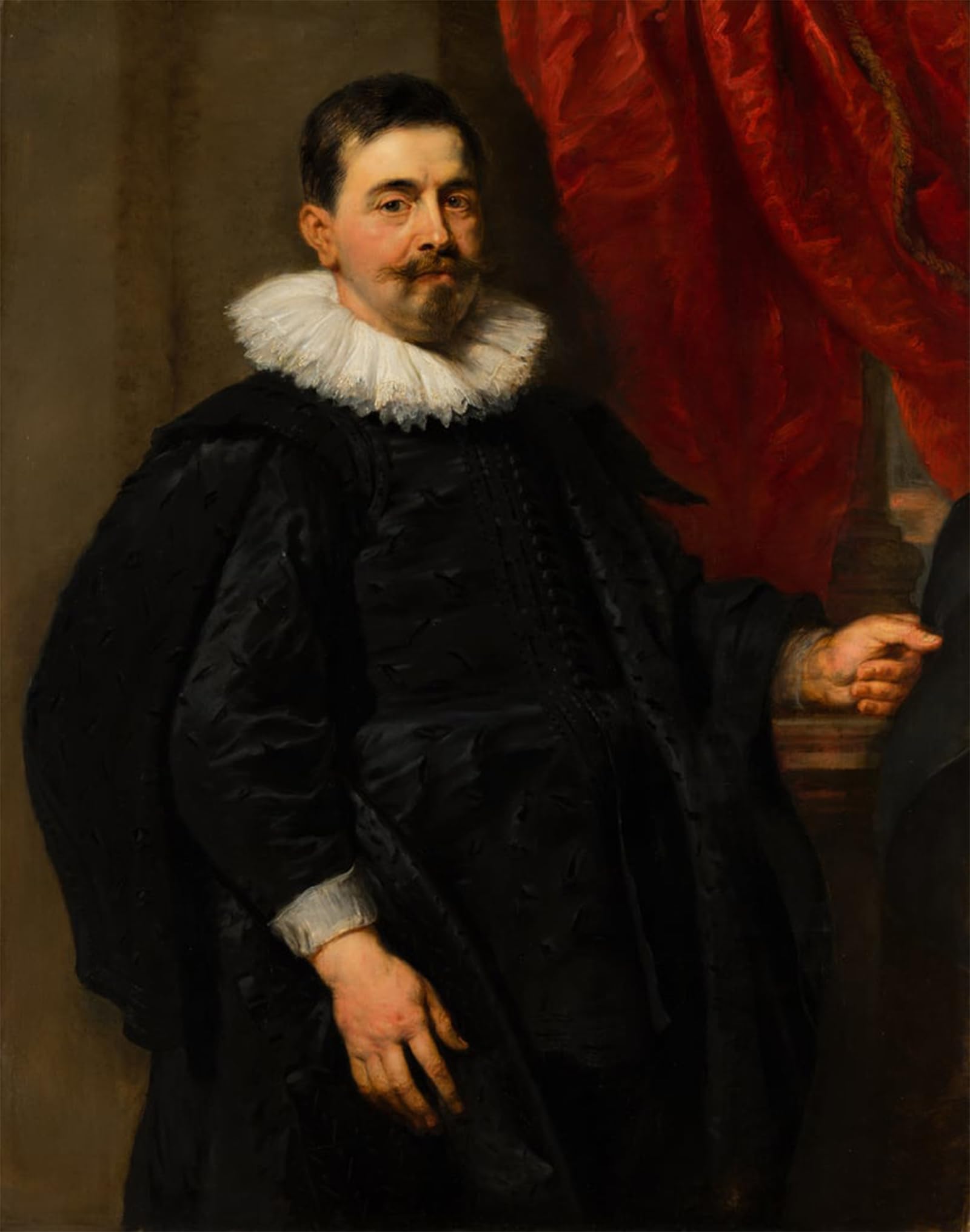 POSTERIIk Famous Modern Artwork Art Mural Portrait of a Man Possibly Peter Van Hecke by Peter Paul Rubens Oil Paintings Pictures for Home Decor 60x90cm