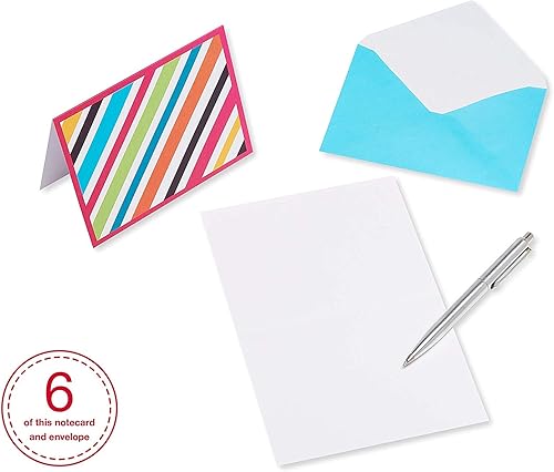 Miniatura 5 de American Greetings Surtido de tarjetas en blanco con sobres patrones brillantes 30 unidades Patrones brillantes (30 unidades), Pastel, Formas y