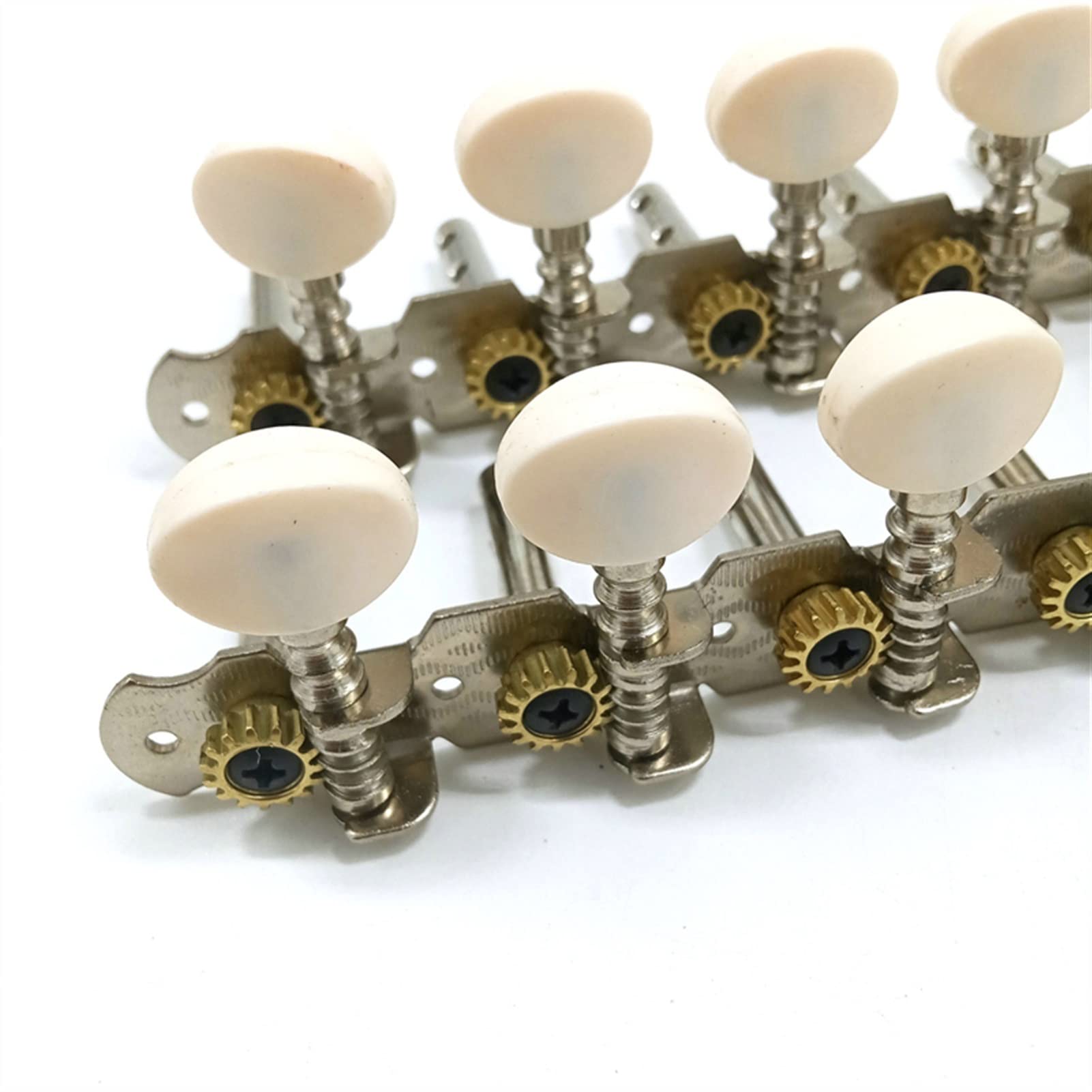Pioli Chitarra Corde Ricambio 6R6L Chrome 12 Corde Chitarra Acustica Tuning Pioli Chiavi Teste Meccaniche Accordatori per Corde Parti di Chitarra