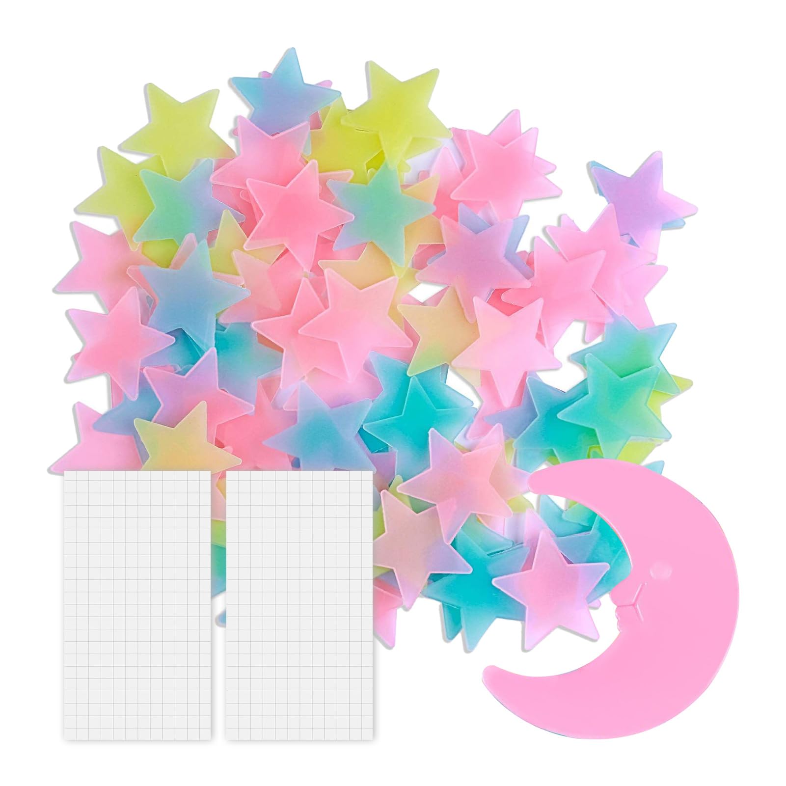 Domicubes 201PCS Glow in The Dark Stars