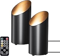 Brightown 2-Pack LED Floor Uplights Indoor Spotlights - Remote Control, Timer, Dimmable, 3 Color Temps for Plants, Pictures, Dark Corners