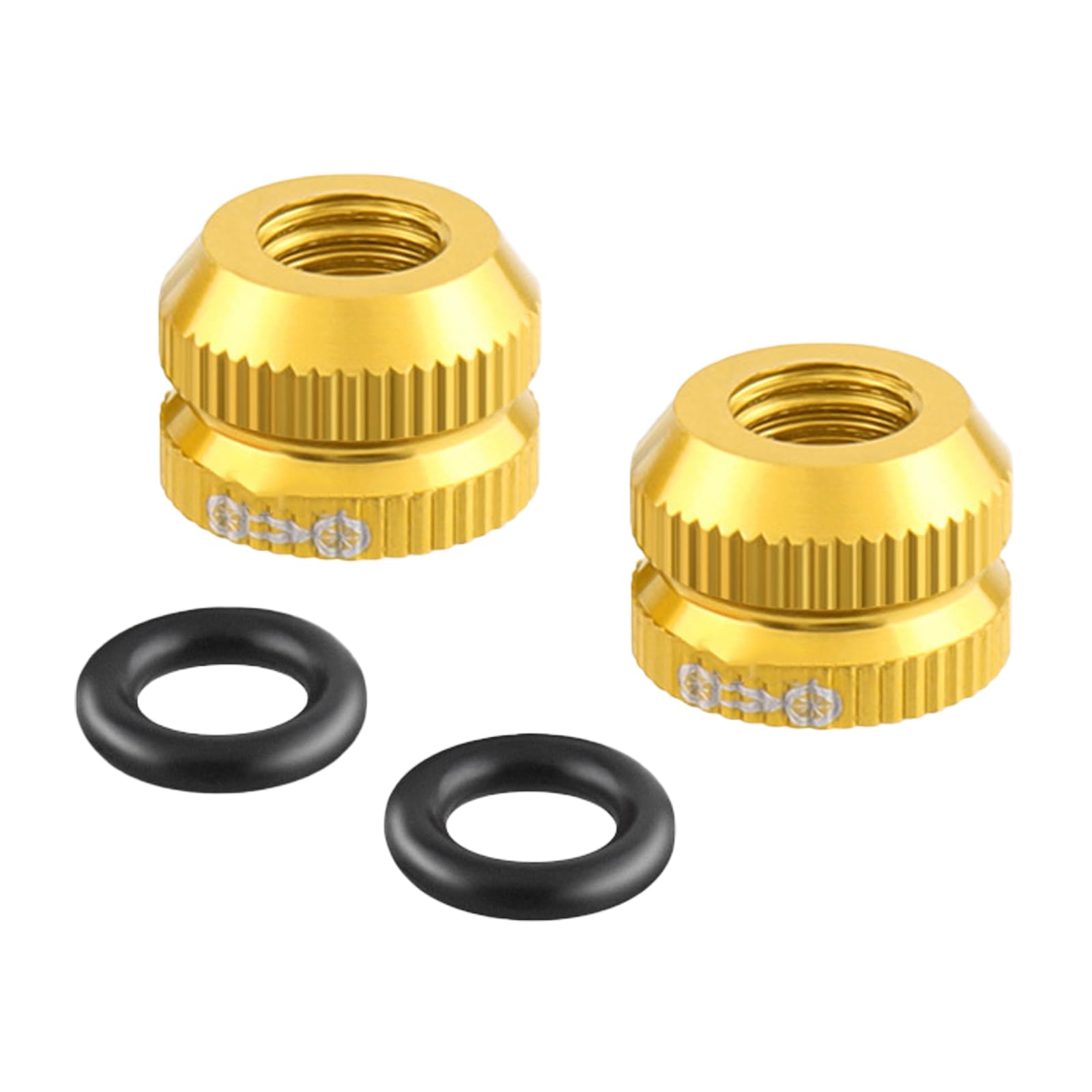 Maxtonser 1pair Durability Aluminum Alloys Bike Nut Light weight Bicycles Caps for Mountain and Road Bikes