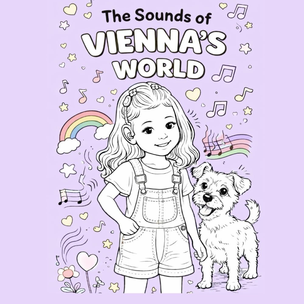 The Sounds of Vienna's World: A Cochlear Implant Coloring Book for Kids