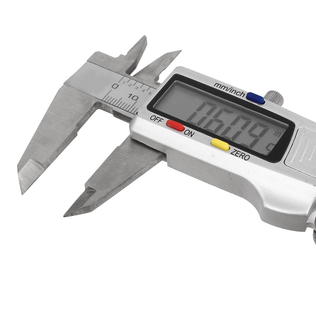 Aexit Elektroniczna suwmiarka cyfrowa 0-150 mm / 6 cali ze stali nierdzewnej(0-150mm/6" acier inox Vernier pied à coulisse digital électronique