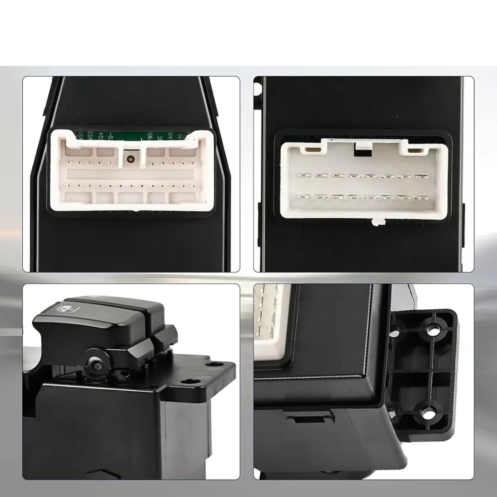 Compatible Con Hyundai Para Veracruz 2007-2012 Lado Del Conductor Del Coche Delantero Izquierdo Eléctrico Para El Botón Elevación La Ventana Principal 935703J000WK Interruptor Ventana